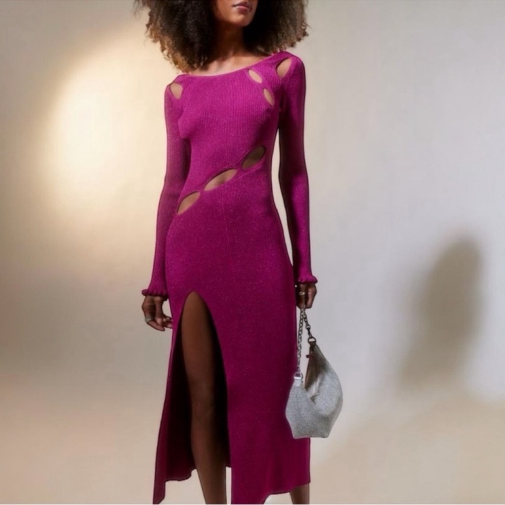 For Love & Lemons• Lorelei dress (pink) • MSRP $225• small